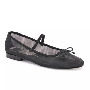 Dolce Vita Mesh Cadel Black Bow Flats Size 6